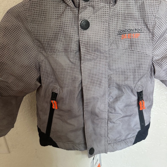 LONDON FOG BOYS FLEECE LINED LIGHT TO MIDWEIGHT HOODED JACKET! Size 2T - Picture 8 of 11